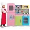 Ecotoys dětská dřevěná kuchyňka Pastelová