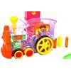 Majlo Toys veselé domino s lokomotivou na baterie Funny Loco