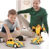 Robot transformer 2v1 Big Eyes Car v měřítku 1:24