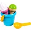 Sada na písek plast kbelík + formičky zmrzlina