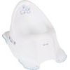 Hrající dětský nočník protiskluzový Bunny bílý