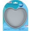 CANPOL babies Silikonový talíř s přísavkou SRDCE modrý