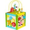 Ecotoys dřevěná edukační kostka s labyrintem 5v1
