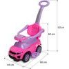 Odrážedlo Sport Car, růžová
