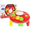 Edukační stoleček s piankem a zvuky 2v1 Housenka
