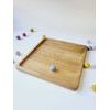 Dřevěný tác - obdélníkový (20 x 35 cm)