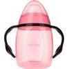 Hrníček nakloněný se silikonovým náustkem Akuku 280ml růžový