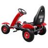 Dětská šlapací motokára s nafukovacími koly Formule 618 červená