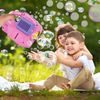 Dětská sekačka s bublifukem 2v1 Bubble Maker - růžová