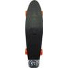 Skateboard - pennyboard - černá barva, oranžová kola