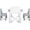 Dětský stůl Monti + 2 židle šedý