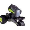 Kaskadérské autíčko na dálkové ovládání s bublifukem Stunt Car - černozelené