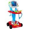 Majlo Toys dětský lékařský vozík EKG se světlem a zvuky červený
