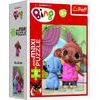 Minipuzzle mini - Maxi 20 dílků Bingovi přátelé/Králíček Bing - mix 4 druhy