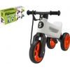 Odrážedlo FUNNY WHEELS Rider SuperSport bílé/oranž 2v1+popruh