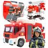 Šroubovací požární auto v kufříku se světly a zvuky Fire Truck