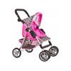 Doris sportovní kočárek pro panenku 9352 šedo-růžový