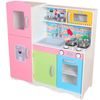 Ecotoys dětská dřevěná kuchyňka Pastelová