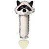 BabyOno Plyšová pískací hračka Racoon Rocky Mýval, černo-bílý