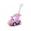 Odrážedlo Mega Car s vodící tyčí 3v1 růžové