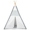 Ecotoys dětský indiánský stan Wigwam šedý