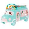 Interaktivní hrající autíčko s cimbálkami Happy Bus modré