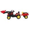 Dětský šlapací traktor Nakladač s přívěsem