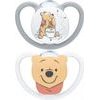 Silikonový dudlík NUK space 0-6m Medvídek PÚ 2ks