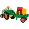 Veselý traktor pro nejmenší s vlečkou, světly a zvuky Farm Set