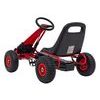 Dětská šlapací motokára s nafukovacími koly Air PerHour - červená