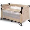 Dětská cestovní postýlka CARETERO ESTI se stahovací bočnicí brown