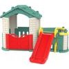 Zahradní domek pro děti se skluzavkou 3v1 zelená