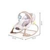 Ecotoys kojenecké lehátko 3v1 s vibracemi a hudbou Animal 11