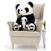 Plyšový medvěd Panda 100 cm s miminkem