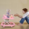 Dětské vzdělávací chodítko Laugh Walker růžové