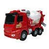 Majlo Toys autíčko míchačka s bublifukem a melodiemi Happy Papa červené