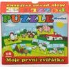 Dřevěné Puzzle Moje první zvířátka 18 dílků pro nejmenší