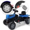 Dětský šlapací traktor s vlečkou Active Pedal modrý