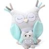 BabyOno Plyšová hračka s chrastítkem Owl Sofia small