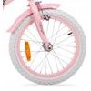 Mexller dětské kolo Village 16" s vodící tyčí světle růžové