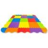 Ecotoys pěnová puzzle hrací deka Happy Color 91 x 91 cm