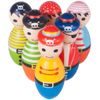Dětské pěnové kuželky Pirate Bowling