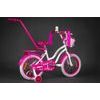 Mexller dětské kolo SISI 16" s vodící tyčí bílorůžové