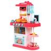 Majlo Toys dětská kuchyňka se zvuky a párou- růžová