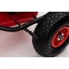 Dětská šlapací motokára s nafukovacími koly Formule 208 - červená