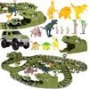 Autodráha s autíčkem na baterie a dinosaury 240 dílků Dino Track