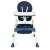 Ecotoys jídelní židlička 2v1 HC823 tmavě modrá