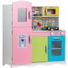 Ecotoys dětská dřevěná kuchyňka Pastelová