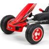 Dětská šlapací motokára Go-kart Milly Mally Viper červená