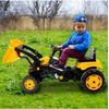 Dětský šlapací traktor s radlicí Active Pedal žlutý